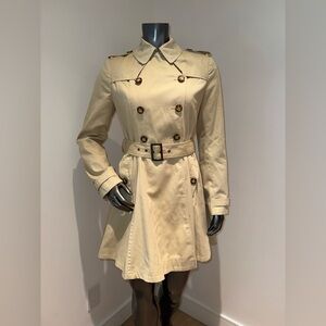 ASOS Fitted Belted Skater Trench Sz 6.